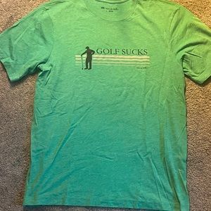 TRAVIS MATHEW “GOLF SUCKS” T SHIRT (L)